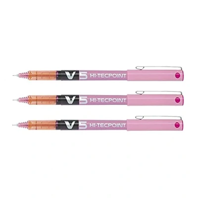 Afbeelding van PILOT 85895 rollerball pen Hi Tecpoint &quot;V5&quot; roze