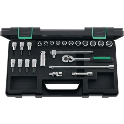 Afbeelding van Stahlwille Dopsleutelset 24 delig 3/8 inch sleutelwijdtes 8 19 mm aantal tanden 30 12 kant 1 stuk 96021223