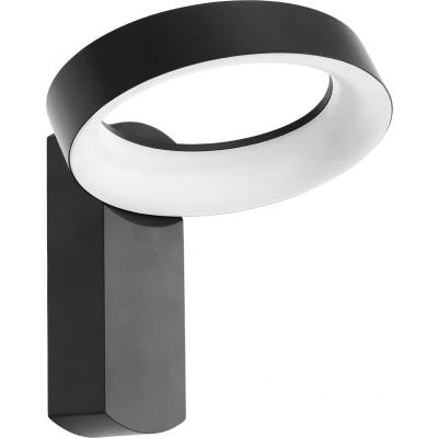 Afbeelding van EGLO Pernate Wandlamp Buiten LED 25 cm Antraciet/Wit