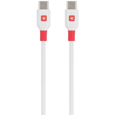 Afbeelding van Skross USB C kabel 2.0 1.20 m Wit SKCA0019C C120CN