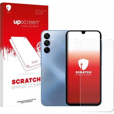 Afbeelding van upscreen Screenprotector voor Samsung Galaxy A15 5G (Voor+Camera) Folie Beschermfolie transparant