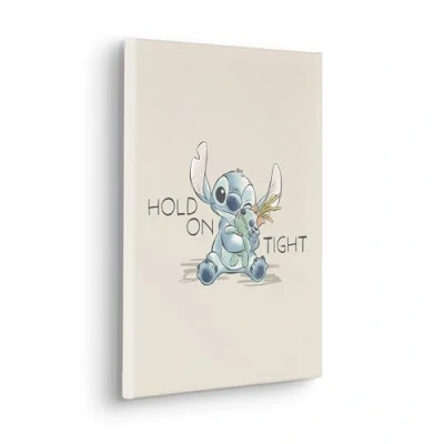 Afbeelding van Komar Artprint op linnen Disney Lilo and Stitch Hold On Tight 300 x 280 cm (breedte hoogte) behang, vlies, woonkamer, slaapkamer