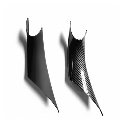 Afbeelding van Deurgreep Auto interieur Links + Rechts Binnendeurgreep Cover ABS Trim Beschermhoes Voor BMW 3 Serie 4 M3 M4 F30 F80 F31 F32 F33 F34 F35 F36 F82 Binnendeurgreep(zwart,2Piece)