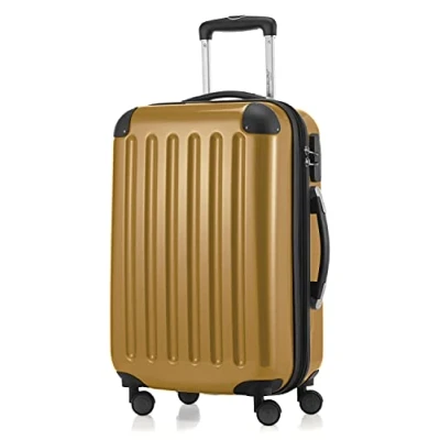 Afbeelding van Hauptstadtkoffer Alex, 4 dubbele wieltjes, Hardshell koffer, Trolley, Rolkoffer, Uitbreiding, Herfstgoud, 55 cm
