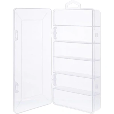 Afbeelding van InLine, Assortimentsdoos, Kleine onderdelenbak, 6 compartimenten, afmetingen: 206x107x33mm, wit