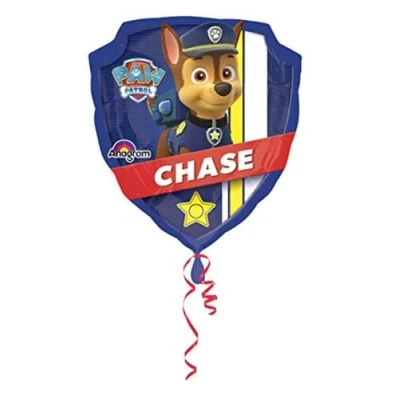 Afbeelding van PAW Patrol Ballon Folie Chase 63cm Blauw 1 stuks