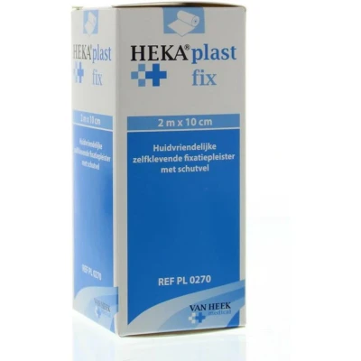 Afbeelding van Hekaplast Fix Pleister 2m X 10cm met Schutvel, 1rol