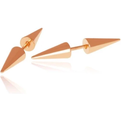Afbeelding van Titanium Stud oorbellen Spikes Rose