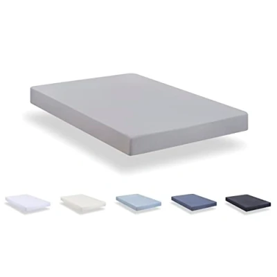Afbeelding van Todocama Hoeslaken van extra zachte geborstelde microvezel (bed 140 x 190/200 cm, lichtgrijs)