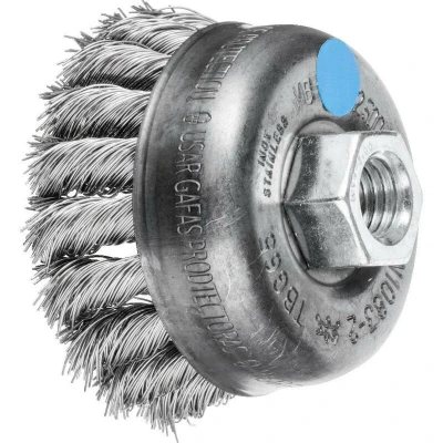 Afbeelding van PFERD 43305003 Komborstel met schroefdraad, getordeerd POS TBG 65/M14 INOX 0,35 1 stuk(s)