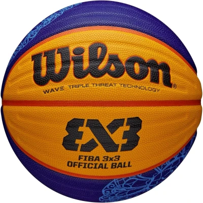 Afbeelding van Wilson FIBA 3X3 Paris Retail 2024 Game Ball WZ1011502XB, Unisex, Geel, basketbal, maat: 6