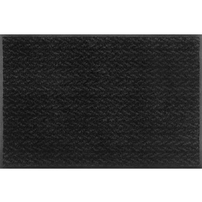 Afbeelding van wash+dry by Kleen Tex Mat Duo Charcoal Inloopmat, antislip, geschikt voor binnen en buiten, wasbaar
