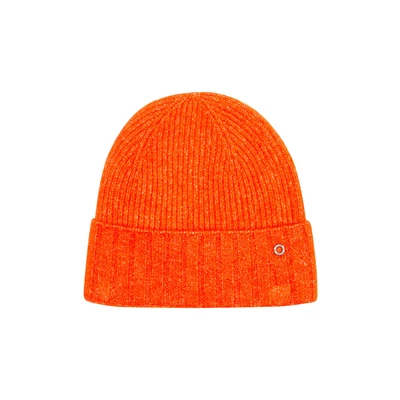 Afbeelding van s.Oliver MIT Logodetail Muts, Dames, Maat: One Size, Orange