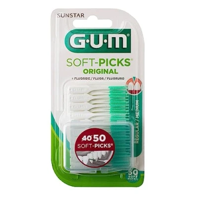 Afbeelding van 4x GUM Soft Picks Original Medium 50 stuks