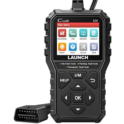 Afbeelding van LAUNCH OBD2 Scanner CR529 codelezer met volledige functie, One Click I/M gereedheid Uitschakelen Check Engine Light CAN Scan Tool, Automotive Auto Diagnostic Levenslange gratis update