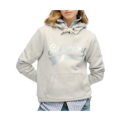 Afbeelding van Superdry Super Athletics Hoodie, Dames, Maat: 40, Glacier grey marl