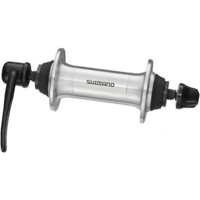 Afbeelding van Voornaaf SHIMANO RM70 QR 36 gaats zilver