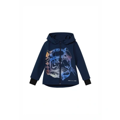 Afbeelding van s.Oliver softshell jas herfst donkerblauw