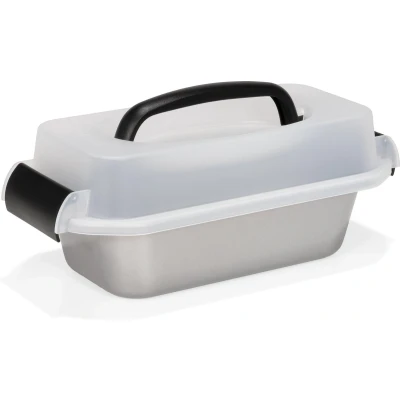 Afbeelding van Patisse Cakevorm Silver Top Met Draagdeksel 23 cm