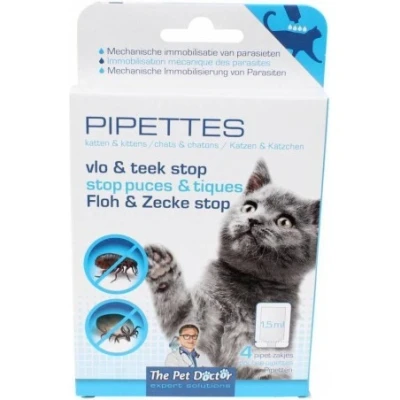 Afbeelding van Katten vlo en Teek stop 4 x 1,5ml