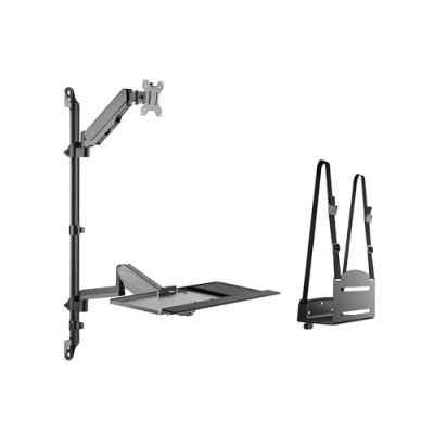 Afbeelding van Equip 650170 houder &amp; standaard all in one pc/werkstation 8 kg Zwart 43,2 cm (17 ) 81,3 (32