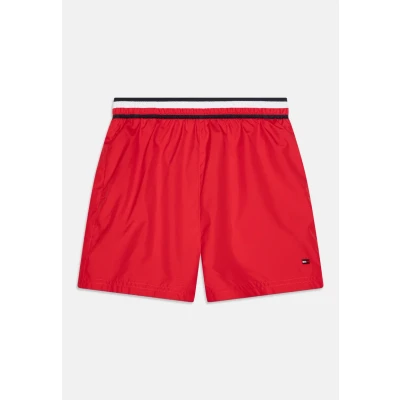Afbeelding van Tommy Hilfiger Medium Drawstring Zwemshorts voor kinderen, Maat: 128 140, Primary red