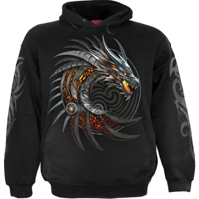 Afbeelding van Spiral Razor Back Hoodie/trui M Zwart