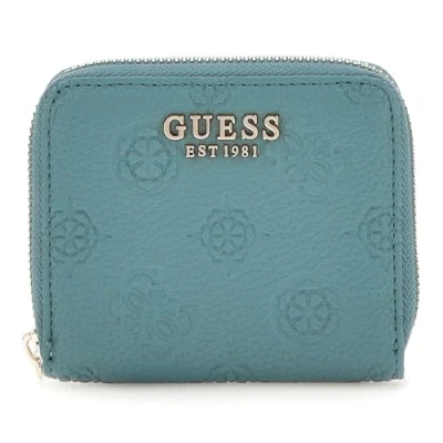 Afbeelding van GUESS Portemonnee Cresidia SLG Zip Around Wallet Teal Turquoise