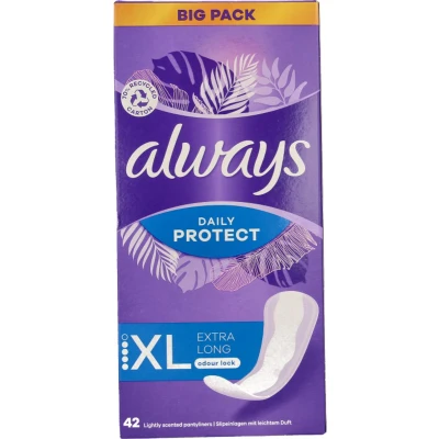 Afbeelding van Always Inlegkruisjes Daily Protect Extra Long 42ST
