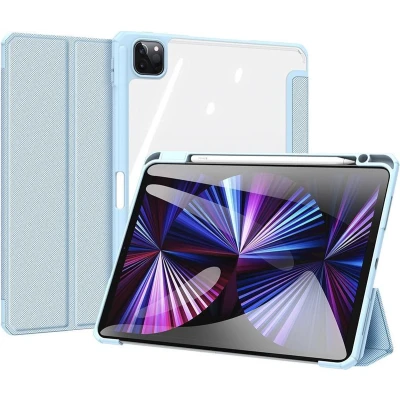 Afbeelding van Dux Ducis Tablet hoes geschikt voor Apple iPad Pro 2021 (11 inch) Toby Series Tri Fold Book Case Blauw