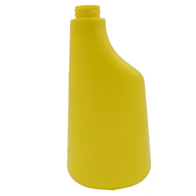 Afbeelding van Fles 600 ml polyethyleen geel