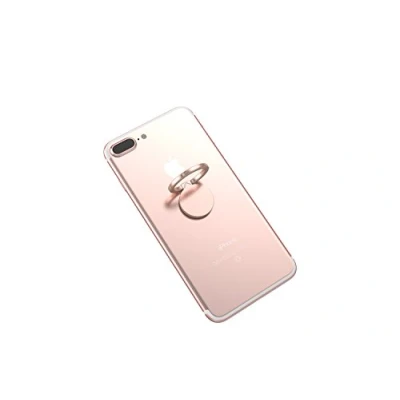 Afbeelding van Kronya 360 graden draaibare smartphone vingerhouder houder standaard compatibel met Apple iPhone Samsung Galaxy model MTKAB (roségoud)