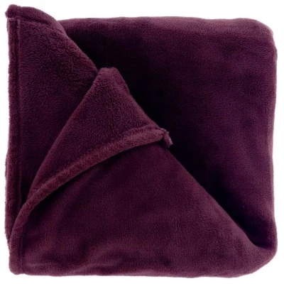 Afbeelding van Unique Living Plaid Claudi 130x160cm Dark Purple