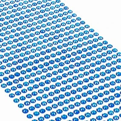 Afbeelding van Movoja Donkerblauwe strass steentjes, ronde glitterstenen, 880 stuks, 4 mm, zelfklevend om te versieren en knutselen, sierstenen op plakken, decoratieve stenen, knutselstenen,