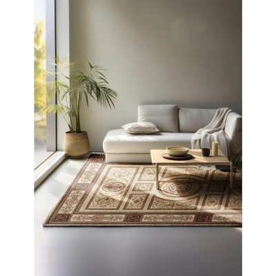 Afbeelding van Vloerkleed Herat Caïro Crème 200x280cm Creme Oosters 123vloerkleed.nl is de online webshop voor vloerkleden en woonaccessoires.