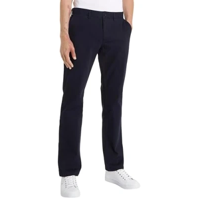 Afbeelding van Tommy Hilfiger Mercer Essential Twill Chino Desert Sky voor heren, 28W/36L, woestijn hemel, 28W x 36L