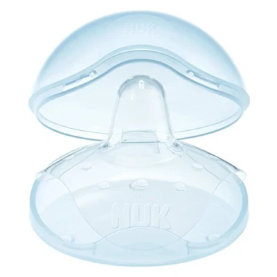 Afbeelding van NUK Silicone Nipple Shields with Storage Box, Pack of 2