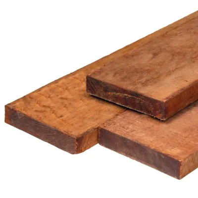Afbeelding van Bestekhout hardhout fijn bezaagd 4,0x20,0x200 cm Tuindeco