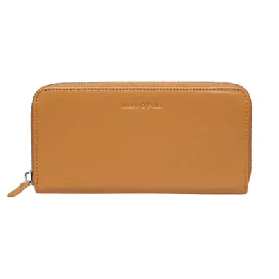Afbeelding van Marc O&#039;Polo Portemonnee Finija Zip Wallet True Camel Lichtbruin