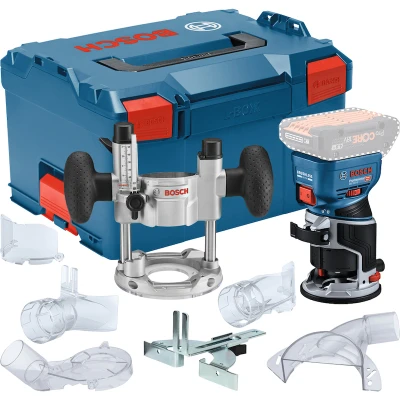 Afbeelding van Bosch Blauw GKF 18V 8 accu Kantenfrees Zonder en lader In L BOXX 238 06016C2003