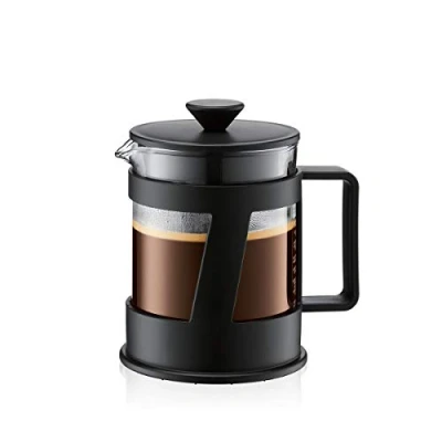 Afbeelding van BODUM Crema 4 Cup Franse pers koffiezetapparaat, zwart, 0,5 l