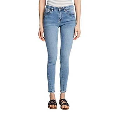 Afbeelding van Esprit Medium RISE Jeans Skinny Fit, Dames, Maat: 25x32, Blue light wash