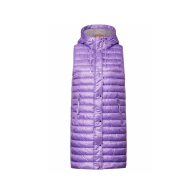 Afbeelding van Street One Kapuzen Bodywarmer, Dames, Maat: 38, Lila