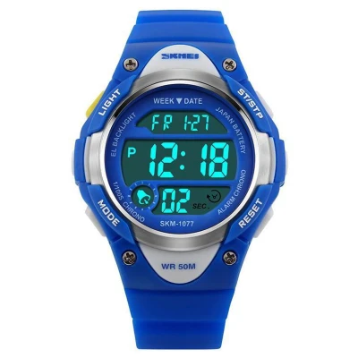 Afbeelding van Kinderhorloge Chrono Alarm Digitaal Horloge Blauw Ø37mm