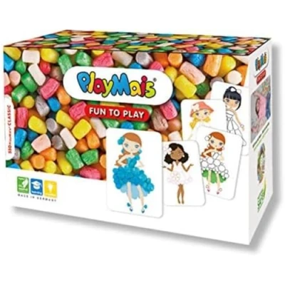 Afbeelding van PlayMais Fun to Play Fashion knutselset voor kinderen vanaf 5 jaar, motoriekspeelgoed met 550 stuks, modesjablonen om te spelen handleiding (mogelijk niet beschikbaar in het Nederlands),