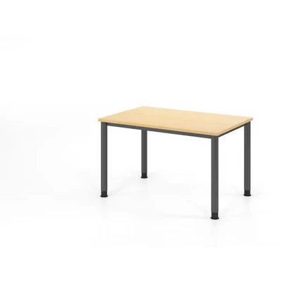 Afbeelding van Bureau met 4 ronde poten 120x80 cm Hammerbacher