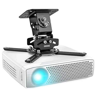 Afbeelding van Duronic PB03XB Beamer Beugel Projector Houder Voor Plafond of Muur Bevestiging 13,6 kg Draagcapaciteit Stevige Ophang Presentaties Kantoor Vergaderzaal Thuisbioscoop Games Party