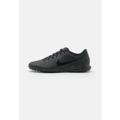 Afbeelding van Nike Performance Tiempo Legend 10 CLUB TF Voetbalschoenen voor kunstgras, Maat: 47.5, Black/deep jungle Hoogwaardig imitatieleer