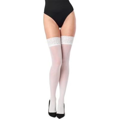 Afbeelding van Merry Style MS SS J01 Dames Panty 40 DEN halsterloos Polyamide Wit M L