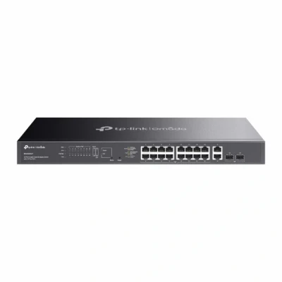 Afbeelding van TP Link Omada 20 poorts Gigabit Easy Managed Switch met 16 Poe+, Netwerkschakelaar